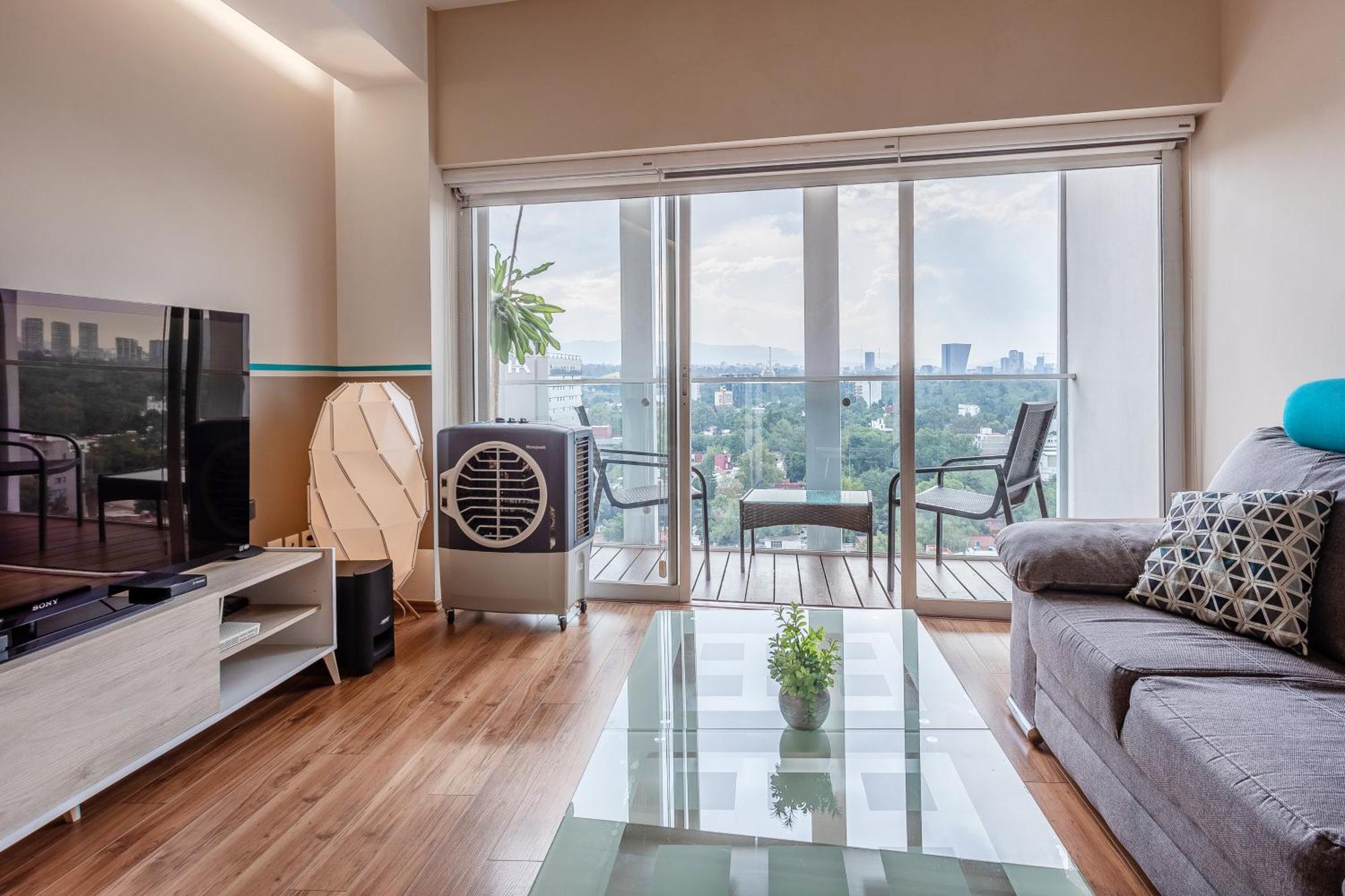 View Penthouse Private Rooftop, Wi-fi 500mbps, Air Conditioning, Grill, Pool And Gym Apartamento